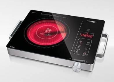 (image for) German Pool GID-AS28T 2800W Free-standing 1-Hob Infrared Electric Ceramic Cooker