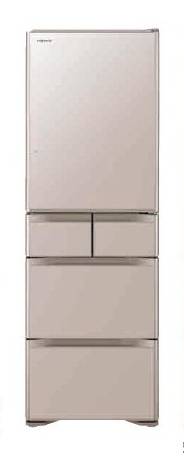 (image for) Hitachi R-G420GHL 401-Litre 5-Door Refrigerator (Left-hinge)