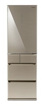 (image for) Panasonic NR-E411GH-N3 410L ECONAVI 5-door Refrigerator (Champagne Gold)