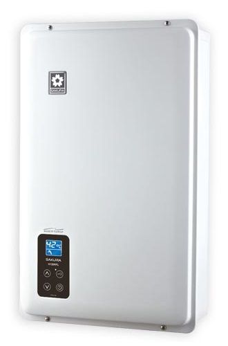 (image for) Sakura H120RFL 12L/min Back flue Gas Water Heater (White)