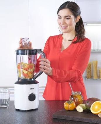 (image for) Braun JB3100 1.5L PowerBlend3 Jug Blender - Click Image to Close