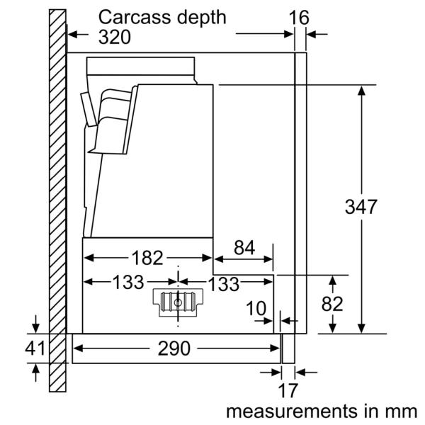 (image for) Bosch DFS067A51B 24" Telescopic Cooker Hood (Silver metallic colour)