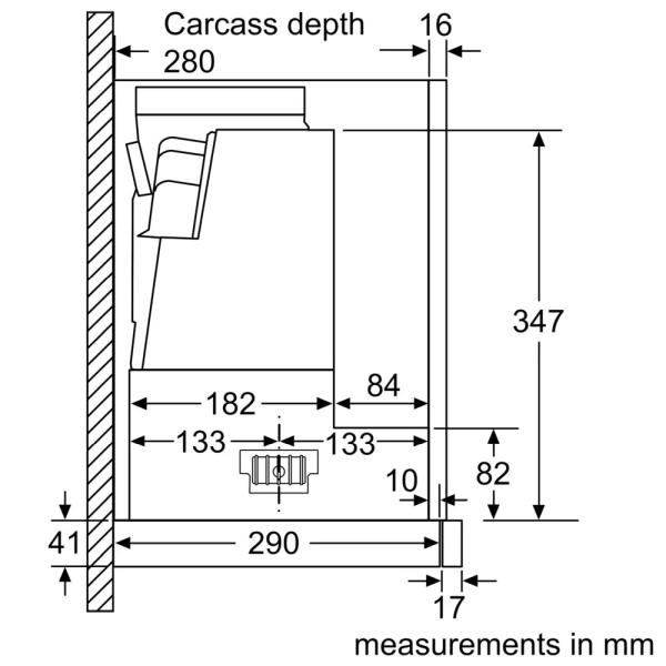 (image for) Bosch DFS067A51B 24" Telescopic Cooker Hood (Silver metallic colour)