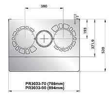 (image for) Pacific PR-3033-S70 28-inch Cookerhood (Stainless steel)