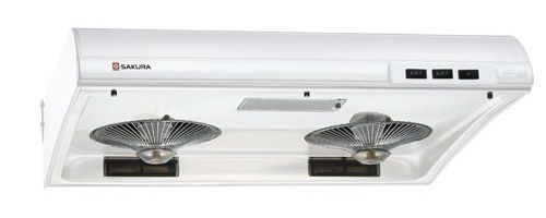 (image for) Sakura SR-2883W 28" Wall-mount Cookerhood (White) - Click Image to Close