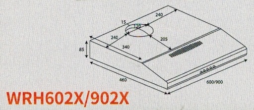 (image for) White-Westinghouse WRH902X 36-inch Slim Cookerhood