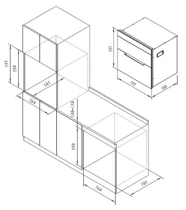 (image for) CRISTAL D40DSS Built-in Sterilizer - Click Image to Close