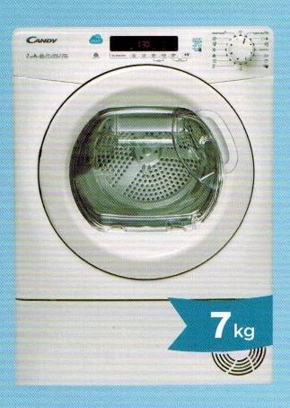 (image for) Candy CS4H7A1DE-S 7kg Heat-pump Condenser Dryer - Click Image to Close