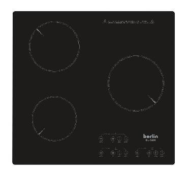 (image for) Berlin BL-5200 3-Burner Built-in Induction Cooker