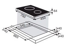 (image for) Brandt BPI6230BL 3600W Built-in 2-Zones Induction Hob (Made in France) - Click Image to Close