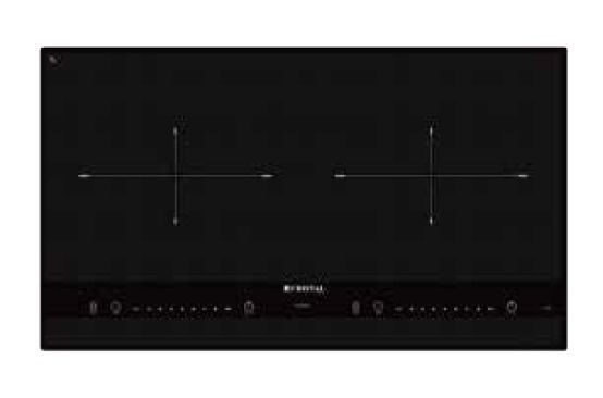 (image for) CRISTAL CI-268-2 2800W Built-in/Free-stand 2-burner Induction Cooker