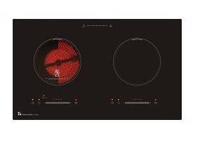 (image for) Garwoods EC-2822 2800W Twin-Burner Ceramic Electric / Induction Hob - Click Image to Close