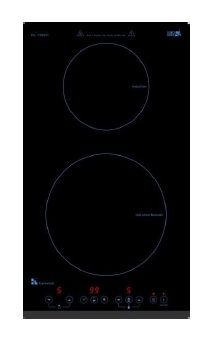 (image for) Garwoods EC-7268IC 2800W Built-in Twin-burner Induction Cooker