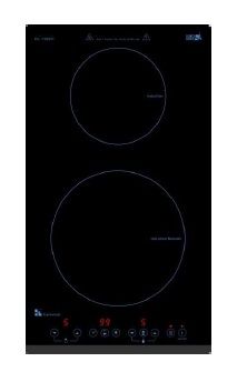 (image for) Garwoods EC-7268IC 2800W Built-in Twin-burner Induction Cooker