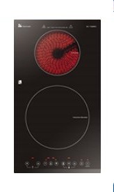 (image for) Garwoods EC-7288RC Twin-Burner Induction/Electric Hob - Click Image to Close