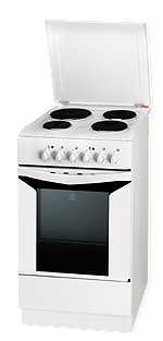 (image for) Indesit K1E1(W)R 7600W Electric Cooker with Electric Oven - Click Image to Close