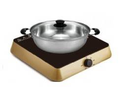 (image for) Midea IH-RTY1619(G) Mini Induction Cooker (gift: stainless pot) - Click Image to Close