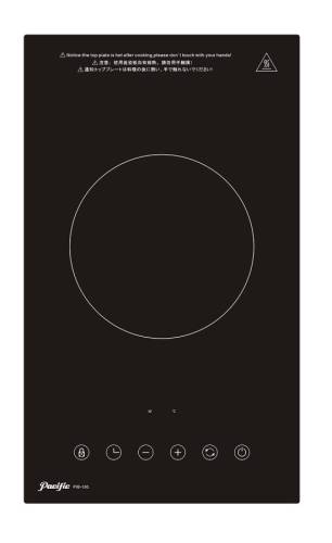 (image for) Pacific PIB-100 Built-in Single-burner Induction Cooker - Click Image to Close