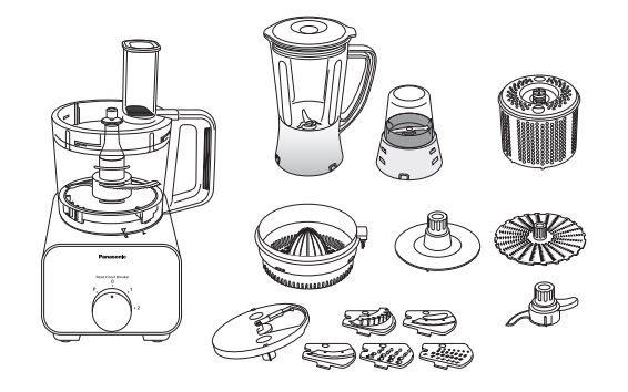 (image for) Panasonic MK-F500 Food Processor - Click Image to Close