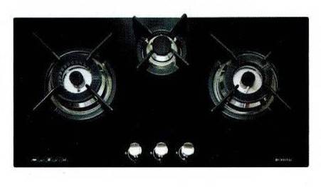 (image for) CRISTAL G7301DWT-1 Built-in 3-burner Gas Hob - Click Image to Close