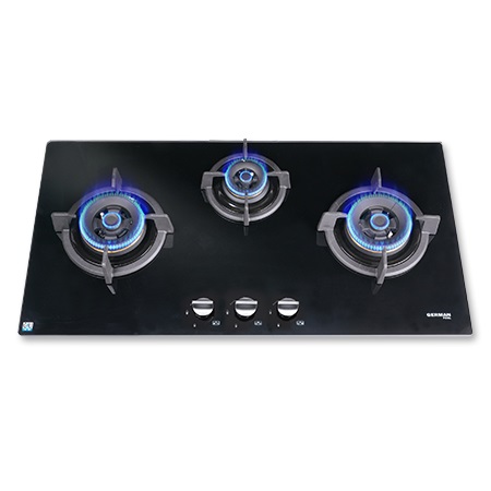(image for) German Pool GP13-3 3-Burner Gas Hob (TownGas or LP Gas) - Click Image to Close