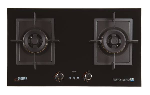 (image for) Giggas GZ-2388(LPG) Built-in 2-burner Cooking Hob (LP Gas)