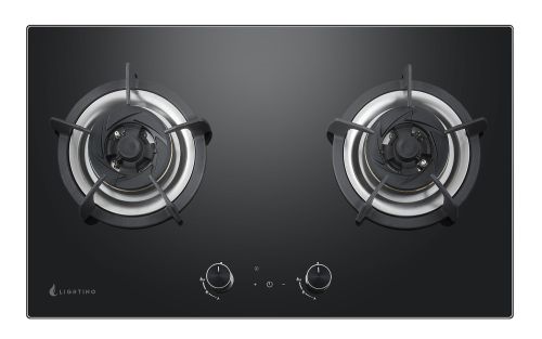 (image for) Lighting LG-238 Built-in Twin Burner Gas Hob (LP Gas)