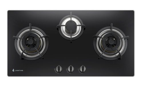 (image for) Lighting LGC03CNL Built-in Three Burner Gas Hob (LP Gas) - Click Image to Close