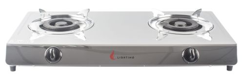 (image for) Lighting LJ-1088 Free-standing Twin Burner Gas Hob (LP Gas)
