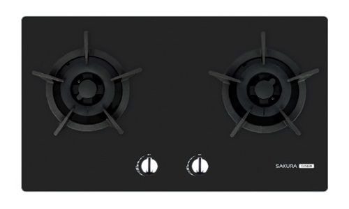 (image for) Sakura G2522B Built-in Twin Burner Gas Hob (LPG OR TownGas / Made in Taiwan) - Click Image to Close