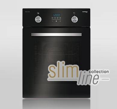 (image for) German Pool EVB-120 55-Litre Slim Line Built-in Oven (Width: 450mm) - Click Image to Close