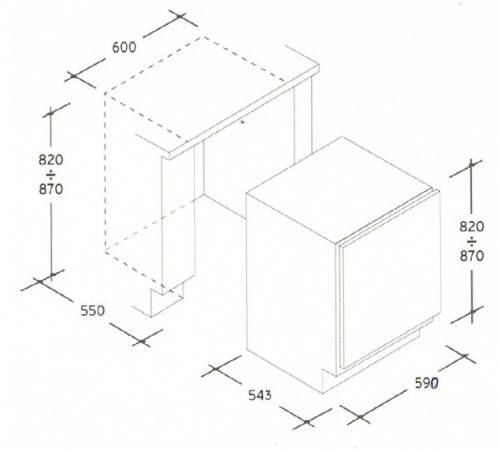 (image for) Candy CRU164E 120-Litre Built-in 1-door Refrigerator - Click Image to Close