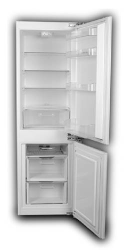 (image for) Cristal BS216EW 216L 2-Door Built-in Refrigerator (Top Freezer)