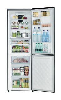 (image for) Hitachi R-BX380PH9 312-Litre 2-Door Refrigerator (Right hinge door / Bottom Freezer)
