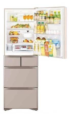 (image for) Hitachi R-G420GHXN 401-Litre 5-Door Refrigerator (Right-hinge) - Click Image to Close