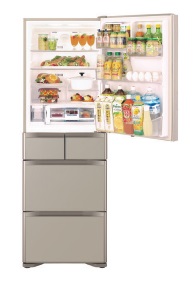 (image for) Hitachi R-G420KH 401-Litre 5-Door Refrigerator (Right hinge door) - Click Image to Close