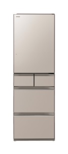 (image for) Hitachi R-HWS480KHL 470-Litre 5-Door Refrigerator (Left hinge door)