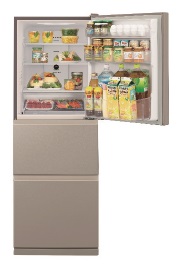 (image for) Hitachi R-S28KPH 265-Litre 3-Door Refrigerator (Right Hinge) - Click Image to Close