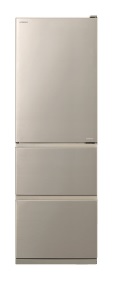 (image for) Hitachi R-S38KPH 375-Litre 3-Door Refrigerator (Right Hinge)