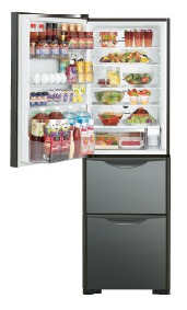 (image for) Hitachi R-SG38KPHLX 375-Litre 3-Door Refrigerator (Crystal Mirror / Left Hinge)