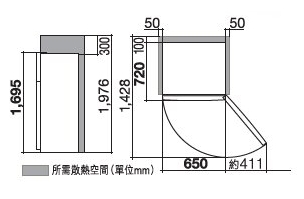 (image for) Hitachi R-V440P8H 367-Litre 2-Door Refrigerator - Click Image to Close