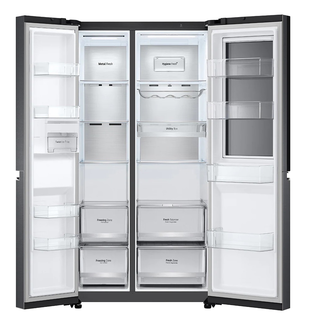 (image for) LG S651MC78A 647L Slim French Door Fridge with Inverter Linear Compressor - Click Image to Close