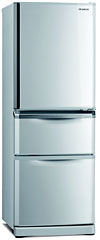(image for) Mitsubishi MR-C41B 335-Litre 3-Door Refrigerator - Click Image to Close