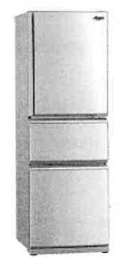 (image for) Mitsubishi MR-CX35EM 267-Litre 3-Door Refrigerator - Click Image to Close