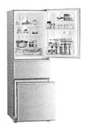 (image for) Mitsubishi MR-CX35EM 267-Litre 3-Door Refrigerator - Click Image to Close