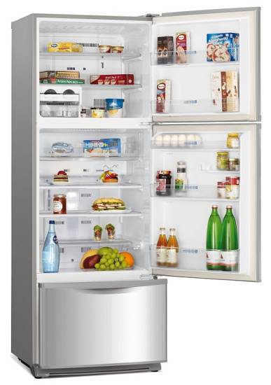 (image for) Mitsubishi MR-V45EH 385-Litre 3-Door Refrigerator - Click Image to Close