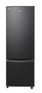 (image for) Panasonic NR-BT268RK 263-Litre ECONAVI 2-Door Refrigerator (Bottom Freezer, Black gray color)