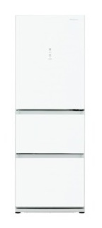 (image for) Panasonic NR-C340GH-W3 368L ECONAVI 3-door Refrigerator (Snow White / Bottom freezer) - Click Image to Close