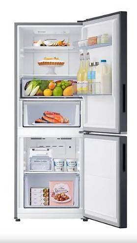 (image for) Samsung RB27N4050B1/SH 257-Litre 2-Door Refrigerator (Black / Bottom Freezer)