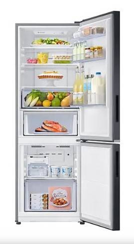 (image for) Samsung RB30N4050B1/SH 290-Litre 2-Door Refrigerator (Black / Bottom Freezer)